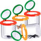 4 Pcs Insert Bug Viewer Magnifier Kit for Kids, Backyard Explorer Bug Catcher Box for Nature Exploration