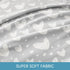 Pregnancy Pillow Cover U-Shaped (ONLY Pillowcase), Super Soft Replacement Cover for Maternity Pillow, Full Body