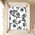Bseiialft 52 28 White Black Soccer Balls Crib Sheets for Boys Girls Soft and Breathable Cotton Baby Sheets for Standard