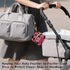 Dots Round Pacifier Storage Case with Zipper, Portable Pacifier Case for Travel, Diaper Bag & Purse, Pacifier Container