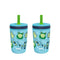 Zak Designs Kelso 15 oz Tumbler 2pc Set, Leak-Proof Lid with Straw, Durable Plastic, Perfect for Kids