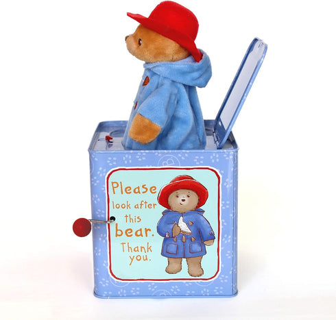 YOTTOY Paddington Bear Collection | Jack-in-The-Box Infant Plush Toy with Music, Paddington for Baby