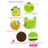 Juaugusep Baby Sit Up Chair with Cartoon Animals Plush Sofa - Toddler Learn to Sit Up - Washable Cover for Back & Head