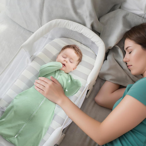 0-3 2 Pack Summer 3-Way 2-Way Baby Swaddle Sleep Sacks Months for Soft Cotton Transitional Swaddling Sleeping Bag