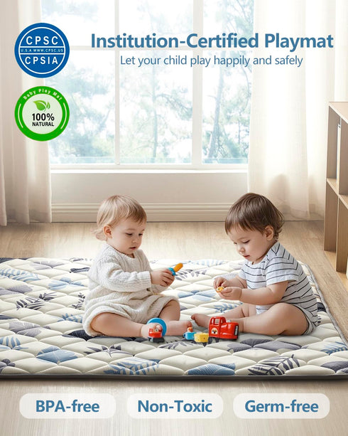 50x50 Baby Play Mat, Thickened Playpen Mat, Non-Slip Baby Mat for Floor, Foldable Portable Playmat Suitable for babies