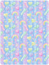 miaozhen 1 Pack 52x28 Cotton Baby Crib Sheets Soft Breathable Cane Candy Cartoon Playard Mattress Sheets for Nursery