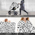 Zhbvncp Dalmatian Pattern Baby Car Seat Cover & Breastfeeding Nursing Cover - Breathable Stretch Fabric Multi-Use