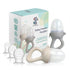 LittleWhispers Baby Fruit & Food Feeder Pacifier, Set of 2, for Fresh Fruit or Frozen Breastmilk, Infant Teething Relief