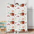Watercolor Farm Animals Baby Blanket, Farm Pig Rooster Lamb Cow Duck, Soft Swaddle Blanket 30x40 for Toddler Nursery