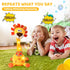1-3 Dancing Talking Lion Toy, Stuffed Animal Baby Toy Repeating What You Say, Toys for Kids Glowing Musical Electronic