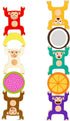 Battat Education Stacking Toy for Kids - Wooden Stacking Monkeys, Developmental Toy for Fine Motor Skills, 19 Pcs