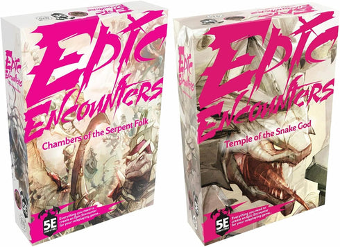 Steam Forged Games Epic Encounters Temple of The Snake God and Chambers of The Serpent Folk Bundle (2 Items)