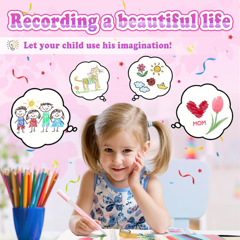 8-14 Nsrzua DIY Journal Kit for Girls,Toys for Ages and Birthday Gifts for Girls.