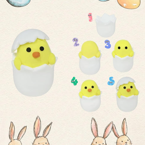 Sets LAHAND Easter Air Dry Clay Kits for Kids,DIY Model Magic Clays,JesusBunnyEggs Craft DIY kit, This Clay Can be Used