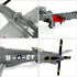 P-51 Set, 258 1:25 GJ-P51 General Jim's WWII US Mustang Historical Fighter Plane Brick Building Blocks Pieces, Scale