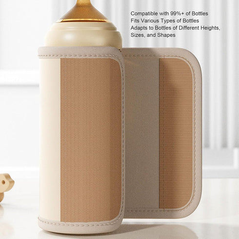 Hamwesh 18W 360 Portable Bottle Warmer, Fast Heating with Heat Distribution, USB Type C Rechargeable, Built