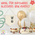 ARI MES Korean First Birthday Hanging Canvas Banner - Durable Dohl Decoration for Boy or Girl