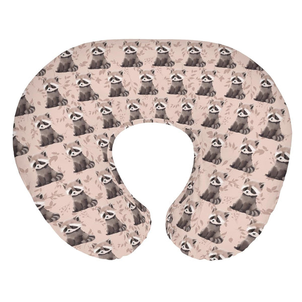 Vintage Raccoon Boho Leaves Baby Nursing Pillow Covers for Boy Girl Cute