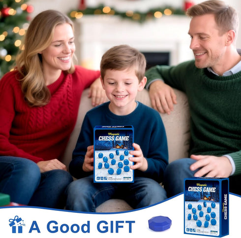 LITTLE YIFINI Magnetic Chess Game, Magnet Game with String, Puzzle Strategy Family Games, Party Travel Desktop Game