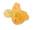 SWEETIE Rubber Pacifier - Natural Rounded Heart Shape Rubber Pacifier (0-6 Small)