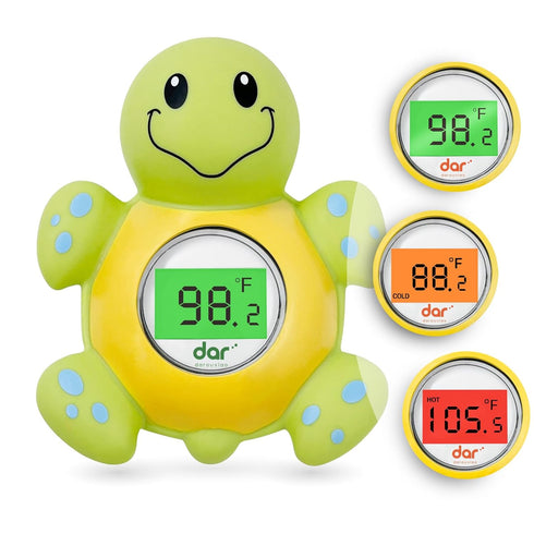 Baby Bath Thermometer, Digital Water Temperature Thermometer with 3 Color Backlit, Safety Bath Tube Toy