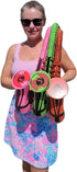 Colorful 22" Saxophone Inflates, 3 Colors Inflatable Musical Instrument for Pretend Play, Birthday Party DJ