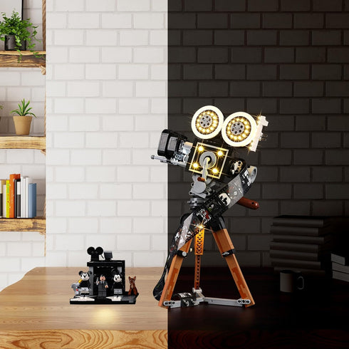 BrickSoul LED Light Kit for Lego Disney Camera, Compatible with 43230 Building Set, Light Up Your Legos