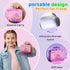 Set 4-8,Ideal SKTMYY Travel Magnetic Tiles for Girls,Pink Mini Portable Magnet Toys with Iron Case,Travel Toys for Kids