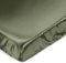 Sweet Jojo Designs Dark Green Boy Girl Gender Neutral Baby Satin Fitted