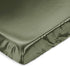 Sweet Jojo Designs Dark Green Boy Girl Gender Neutral Baby Satin Fitted
