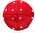 (40cm*40cm) NUOBESTY Kids Mushroom Hat Costume Accessory Red Plush Mushroom Hat Cartoon Party Costume for Festival