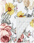 HNHUAMING Floral Crib Sheet,Baby Blanket,Changing Pad Covers