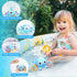 8 Baby Octopus Bath Toy, Light Up Sprinkler with Sensory Rings, Bathtub Fountain Spray Toy for Kids Pool Toys