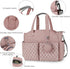 Lmbabter Multi-Function Diaper Tote with Changing Station - Adjustable Shoulder Strap
