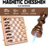 Set, 15 Inches Sets 2 Packed AMEROUS Magnetic Wooden Chess Handmade Wooden Folding Travel Chess Board Game