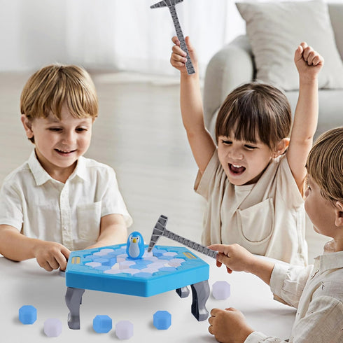 DR.DUDU Save Penguin Break Ice Board Game for Kids 4-8 - Ice Breaker Family Funny Table Game, Ice Block Puzzle Toy