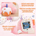 Voice Recorder Singing Angel Teddy Bear with Flapping Wings, LED Candle Light, Plush Interactive Toy for Kids