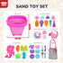 TOY Life Beach Toys, Sand Toys for Toddlers 1-3, Beach Bucket, Sand Castle Building Kit for Kids Ages 4-8, Summer Toys.