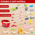 Siwuoke Set, 29 Kids Cleaning Toy Educational Pretend Play Cart with Pcs, Detachable Housekeeping Tools for Toddlers