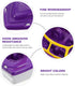11" Floating Toy Boat for Bathtub & Pool - Plastic Toddler Tub Toy with Non-Scratch Color Learning Sensory Water Play
