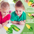 Zhanmai 4 Pcs Fake Banana Toy Soft Stress Relief Rubber Stretchy Fidget Toys for Little Ones (Corn Style)