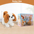 Plush Saint Bernard Toy Puppy - Electronic Interactive Dog for Kids, Walking, Barking, Tail Wagging Companion