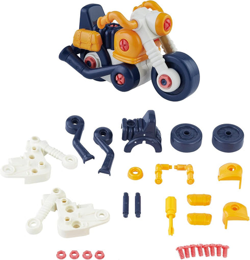 Toysmith Build Your Own Vehicle Set, 84 Pieces to Build 3 Different Vehicles, DIY Interactive Toys for Ages 3+