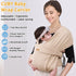 CUBY Baby Wraps Carrier Sling, Baby Carrier for Newborns and Toddlers,Skin-Friendly and Soft Front Baby Carrier Wrap