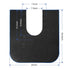 HBGOTL Commode Bathroom(4 Pack, Upgrade Round Potty Training Mats for Boys, Toilet Training Mats, Potty Training Toilet