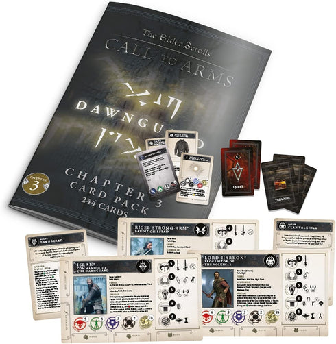 Modiphius Entertainment The Elder Scrolls: Call to Arms: Chapter 3 Card Pack - Dawnguard RPG Accessory
