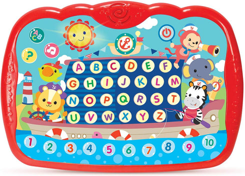 Learning Tablet for Toddlers 1-3 - Educational ABC Toy for Alphabet, Number, Music & Words, Suitable for 1-3 Years