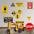 LSTAMOY 13 Shower11.8 inch pcs construction Birthday Party supplies, construction party decorations for boys kid