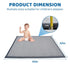 50 50in, 1.4in SUNYRISY Baby Play Mat for Floor x Thick Memory Foam Padded Play Mats for Baby, Soft Velvet Infants