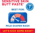 Boudreaux's Butt Paste for Sensitive Skin - Diaper Rash Cream, Ointment for Baby, 4 oz Tube, 2 Pack